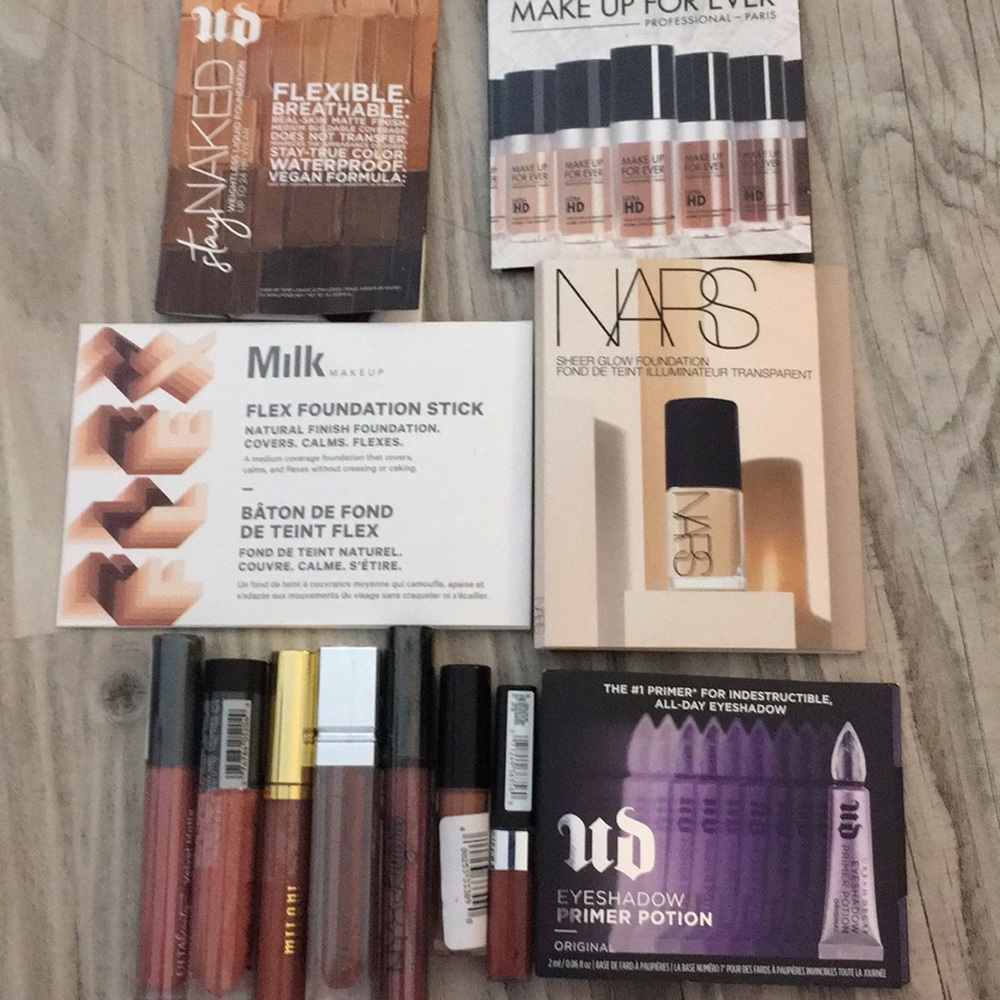 Brand new lip color and foundation